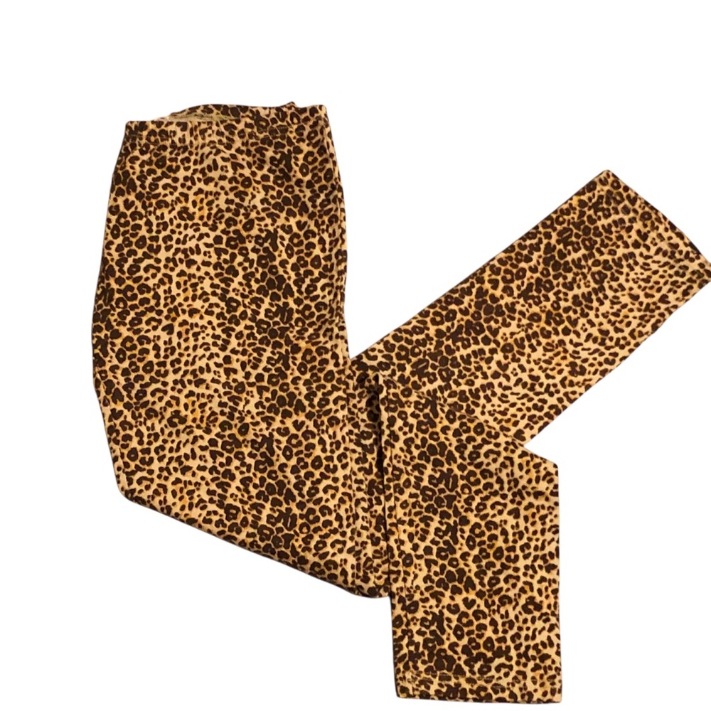 *SOLD* Animal Print Leggings Workout Soft Tights Leopard Print Women’s Sz L
